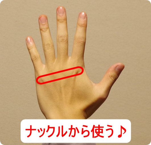 指の根本関節